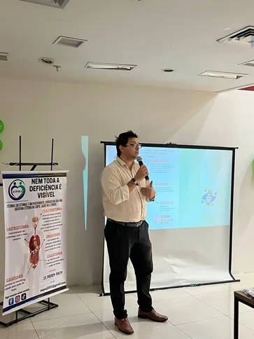 Pablo Pereira, enfermeiro de apoio a Instituição