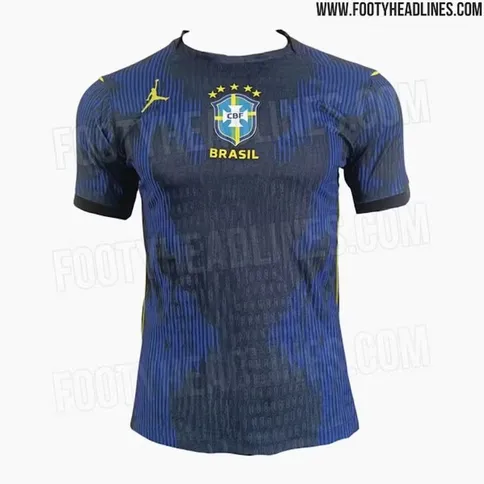 Imagens do segundo uniforme que o Brasil utilizará na Copa do Mundo de 2026
