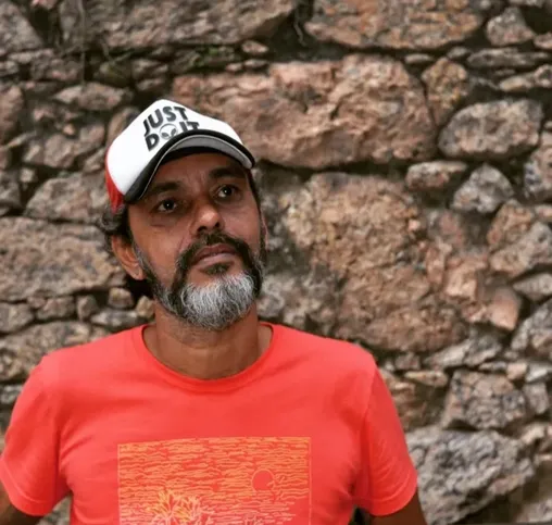 Leandro Ribeiro, de 51 anos,  artista plástico, músico, professor e fotógrafo