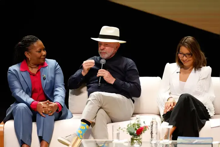 Rio de Janeiro (RJ), 30/05/2026 – Lançamento do Tela Brasil, na Cidade das Artes, com o presidente da República, Luiz Inácio Lula da Silva, a ministra da Cultura, Margareth Menezes, e o ministro do Desenvolvimento, Indústria, Comércio e Serviços, Márcio Elias Rosa.