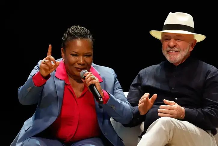 A Ministra da Cultura, Margareth Menezes, enfatizou a democratização de obras nacionais para a população
