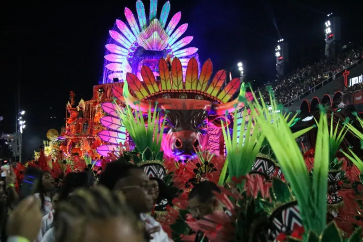 Unidos de Padcrfe Miguel apresentou alegorias imponentes e bem acabadas