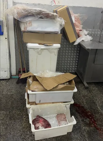 1,3 toneladas de produtos foram descartados