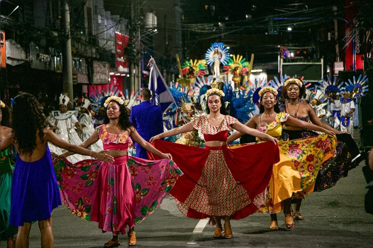 A São Gonçalo do Amarante foi uma das melhores do primeiro dia de desfiles