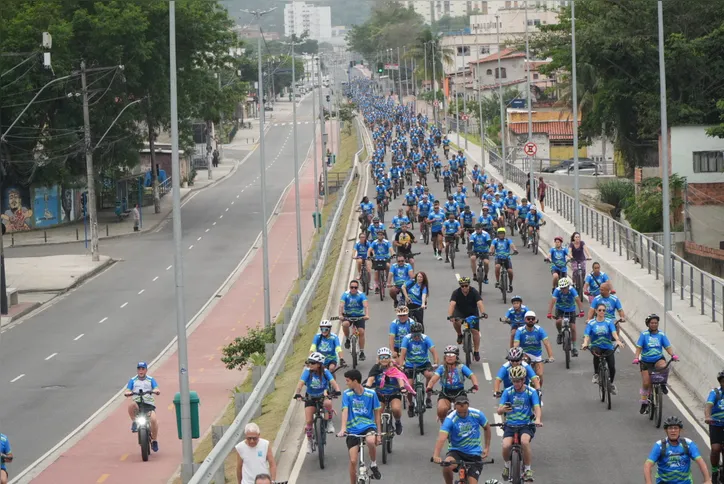Imagem ilustrativa da imagem 2º Passeio Ciclístico do MUVI reúne gonçalenses em manhã de esporte e lazer