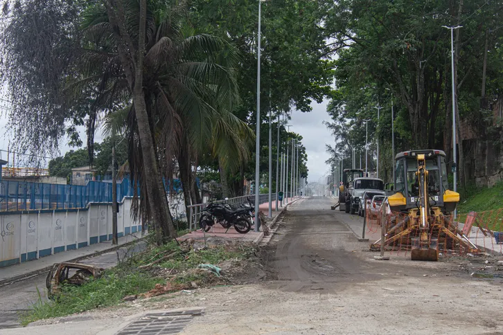 Obras estão em andamento