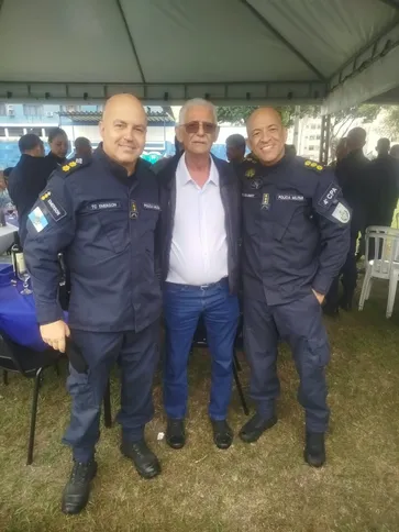 Prefeito de São Gonçalo e PM reformado, Capitão Nelson, prestigiou a celebração da unidade