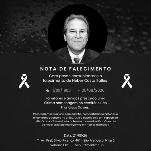 A morte foi comunicada pelo Clube Central, através de uma nota de pesar publicada nas redes sociais