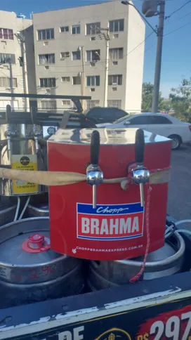 Foto tirada na hora da falsa entrega