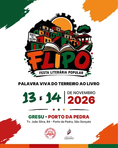Imagem ilustrativa da imagem Festa Literária Popular em São Gonçalo (Flipo) 2026 abre inscrições para escritores expositores