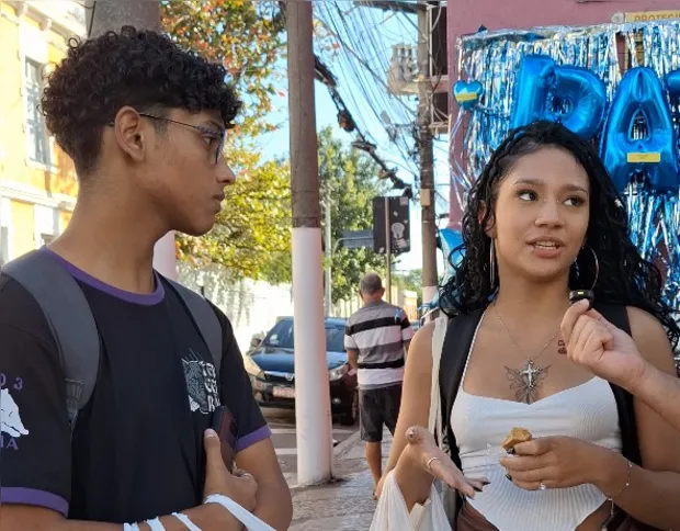 Os estudantes Luiz Gustavo e Ana Luiza temem que mais desastres como esses voltem a acontecer