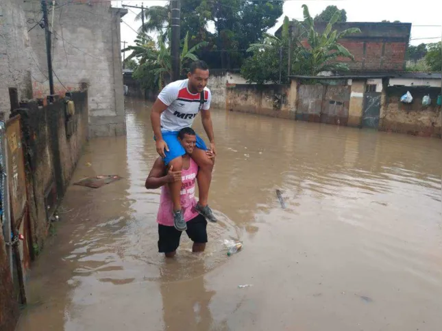 Local foi um dos mais atingidos pela água