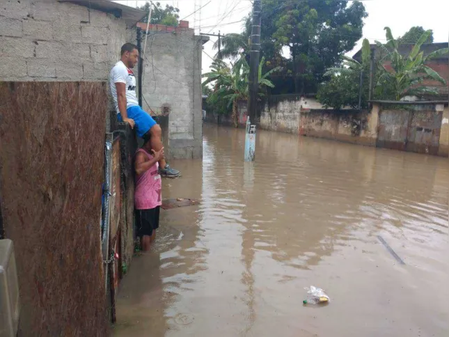 Local foi um dos mais atingidos pela água