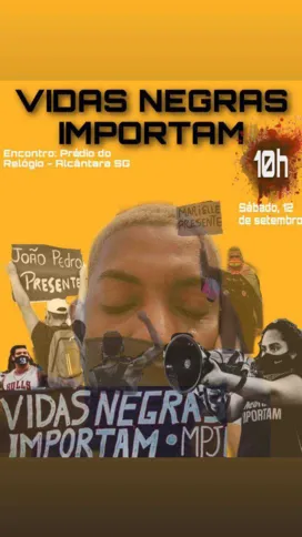 O movimento Black Lives Matter ocorrerá no dia 12 de setembro em São Gonçalo 