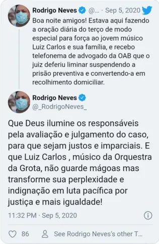 O prefeito Rodrigo Neves comemorou a decisão