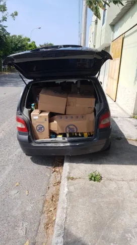 Ambos foram presos e autuados pelo crime de roubo