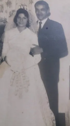 O casal se casou em 1960