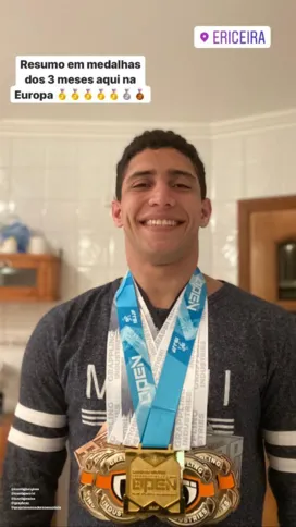 Elvis ganhou medalhas em campeonatos europeus neste ano 