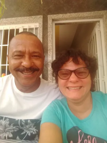 O casal Jane e Carlos comemorará 30 anos de casado em setembro de 2021