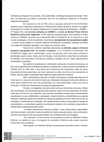 Candidato Dejorge que fez o pedido de impugnação da pesquisa