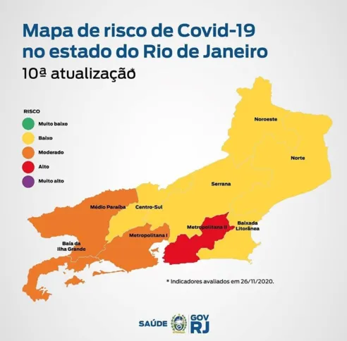 10ª Edição do Mapa de Risco do estado do Rio