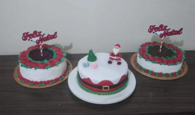 A Niki Cakes aceita pedidos de Natal até o dia 15/12