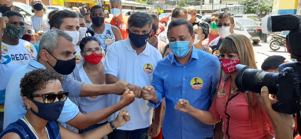 Dimas conta com apoio de políticos de outros municípios e de vereadores eleitos em SG