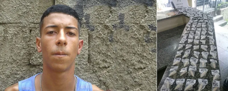Fernandinho estava com drogas, munições e dinheiro