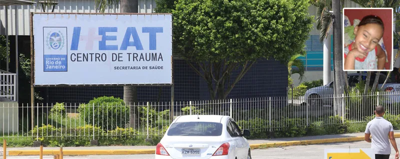 Ana foi atingida na cabeça