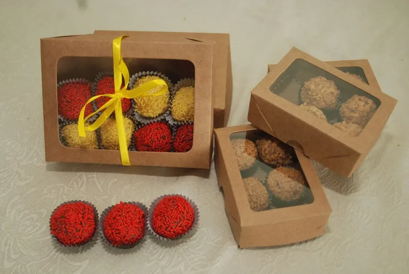 Priscila Raphael também oferece caixinhas com brigadeiros