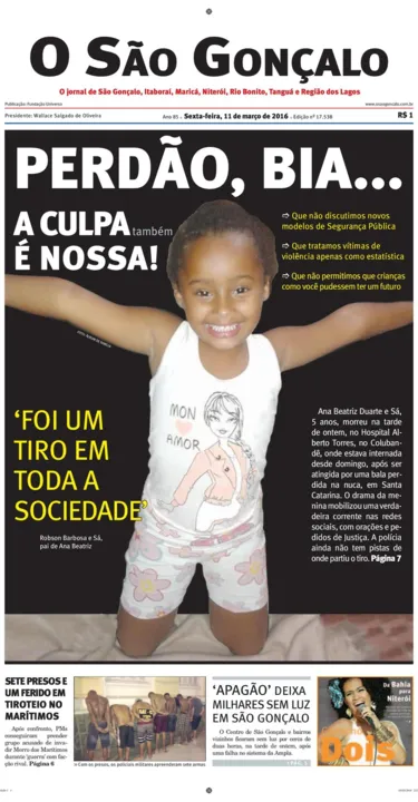 Imagem ilustrativa da imagem Edição de 11 de março de 2016