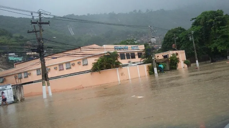 A Zona Sul de Niterói foi um dos locais mais castigados 