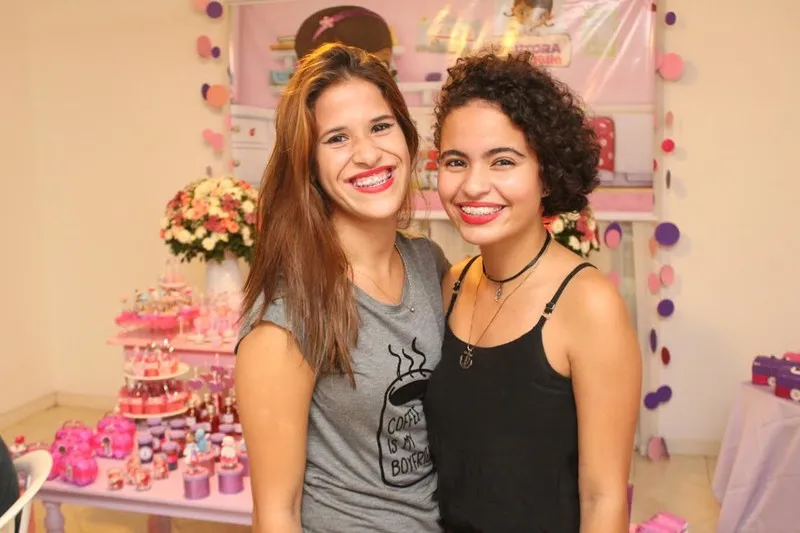 Lígia do Monte e Vitória Mariana em evento