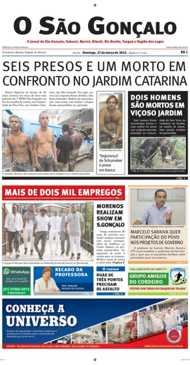 Imagem ilustrativa da imagem Domingo, 27 de março de 2016