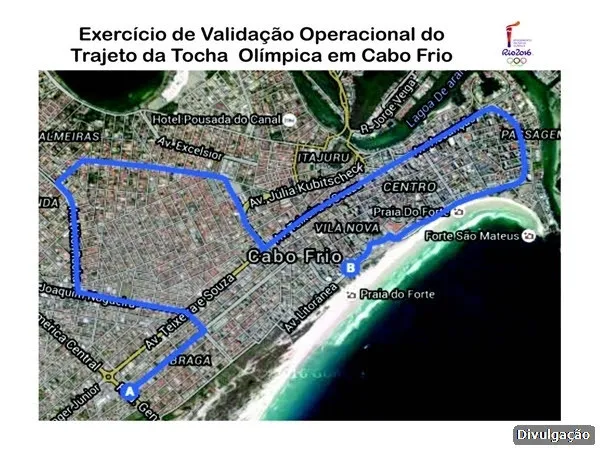 A Tocha Olímpica vai viajar em um comboio de 14 veículos