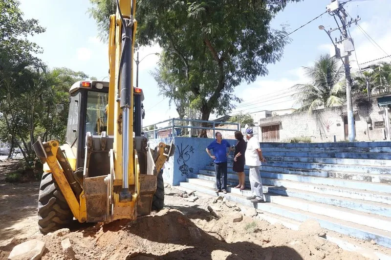 Obras de revitalização já começaram e vão modificar por completo as duas praças