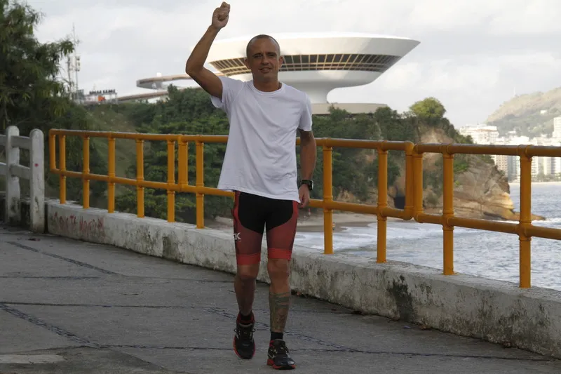 Rogério Lopes começou a correr, de forma amadora, para perder peso e melhorar qualidade de vida