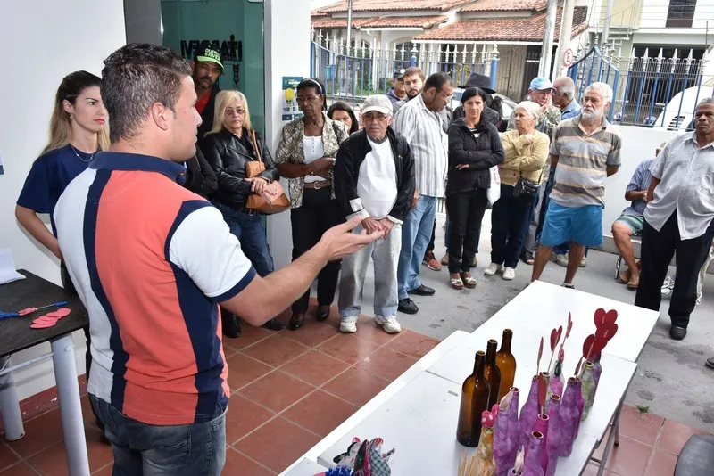 O o evento contou com uma palestra sobre sustentabilidade