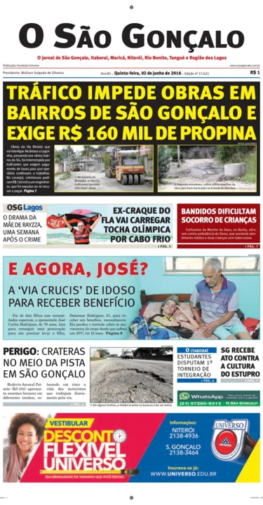 Imagem ilustrativa da imagem Edição do dia 02 de junho de 2016