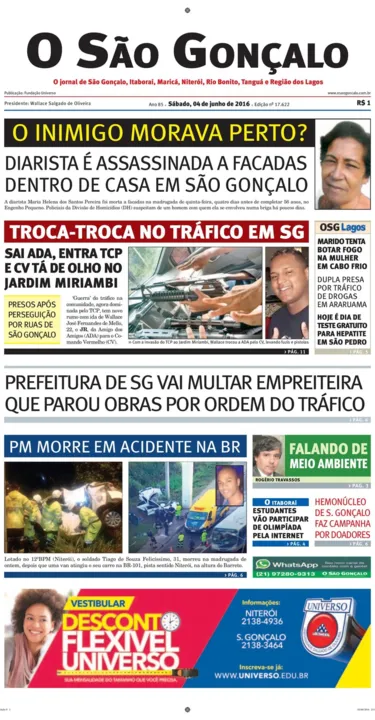 Imagem ilustrativa da imagem Edição do dia 04 de junho de 2016