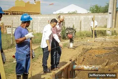 As obras estão sendo realizadas com verbas do ICMS Verde