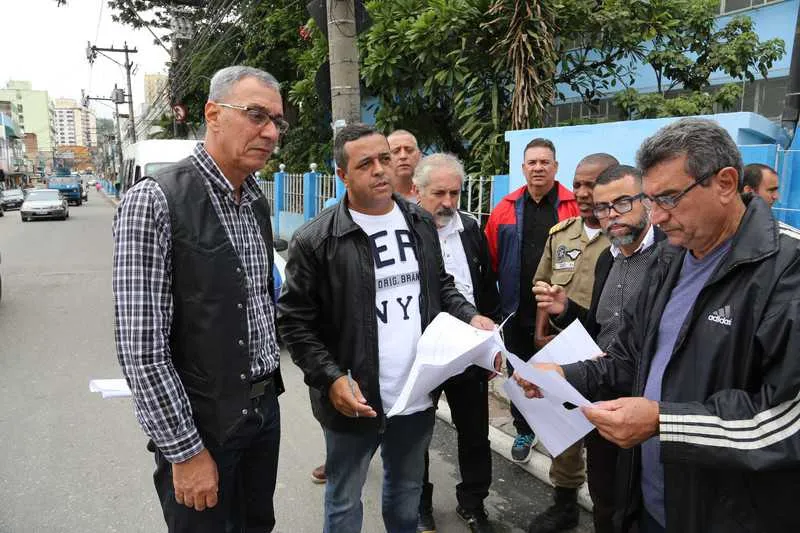 Representantes de secretarias estudaram trajetos ontem
