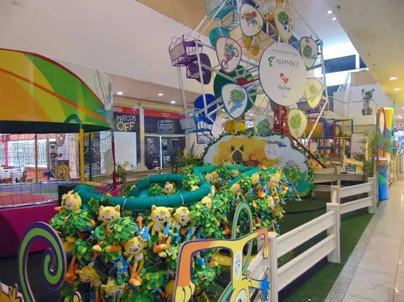 A Roda Gigante fica no SG Shopping até o próximo dia 26