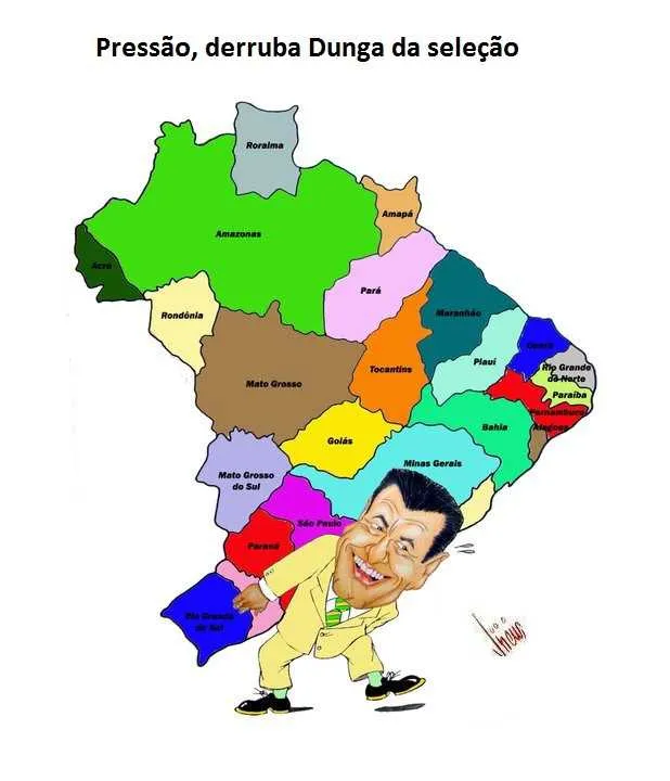 Imagem ilustrativa da imagem Dunga não é mais o técnico da seleção brasileira
