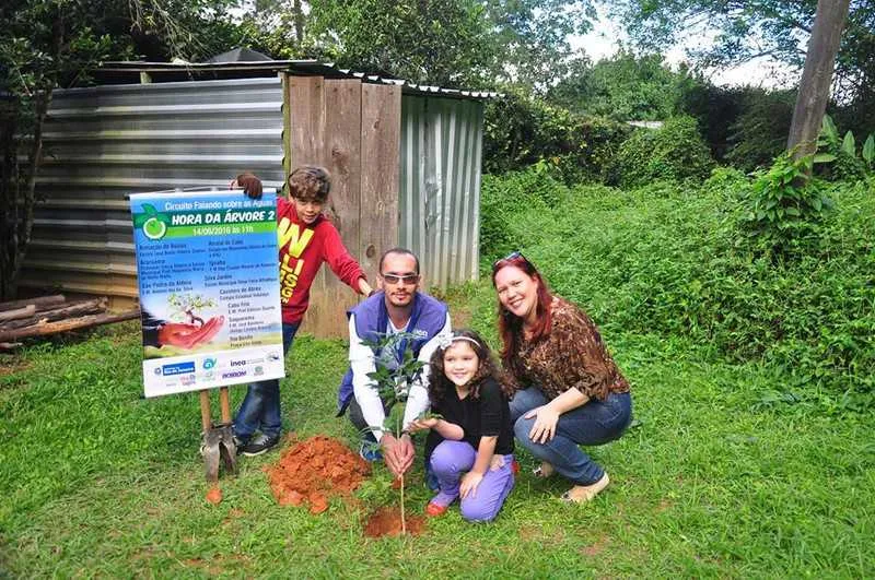O plantio foi realizado no Parque Municipal Verde Valle