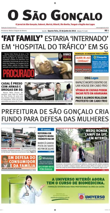Imagem ilustrativa da imagem Edição do dia 22 de junho de 2016