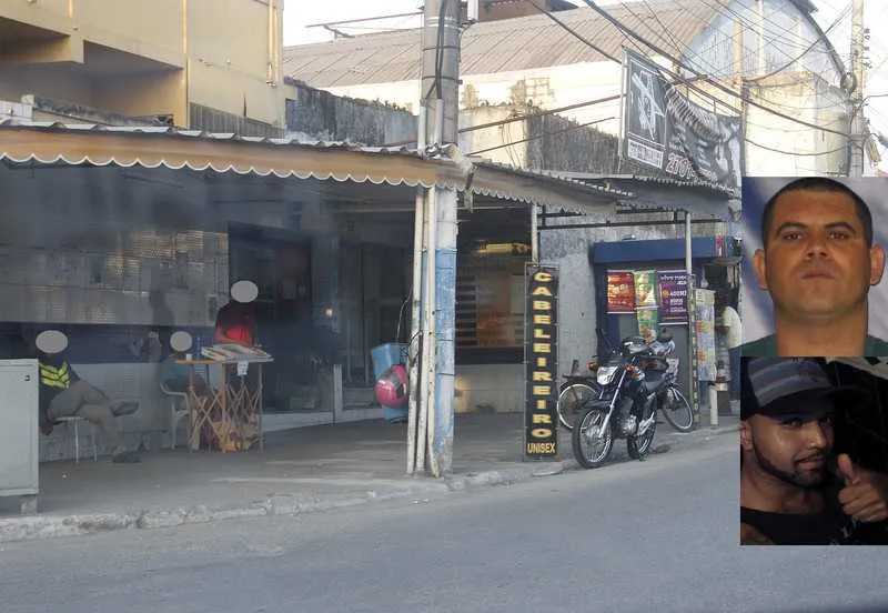  Robozinho e Dilon estão foragidos por envolvimento na morte de PM em condomínio popular.