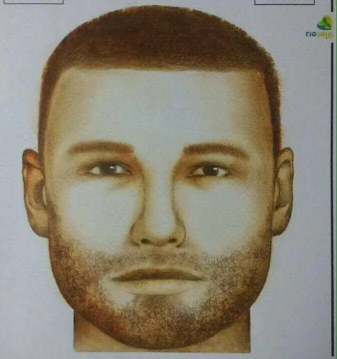 A polícia fez o retrato-falado baseada em depoimentos.
