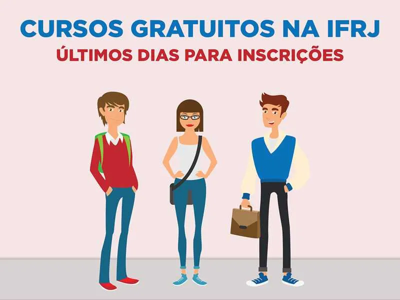 Imagem ilustrativa da imagem As inscrições pros curso gratuitos na IFRJ vão até amanhã!