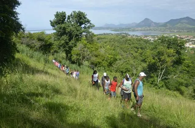 No sábado, os participantes farão o passeio na restinga, em uma Área de Proteção Ambiental